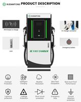 Estación de Carga Rápida para Vehículos Eléctricos de 60kW 400kW para Exteriores, para Flotas y Estacionamientos Públicos