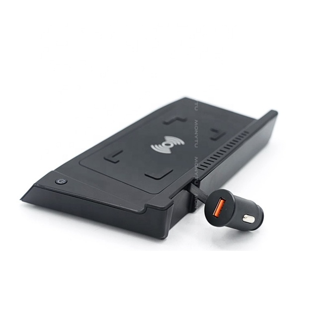 QI Car Wireless Charger for Volkswagen VW Tiguan Allspace MK2 2023-2017 Fast Charge Phone Holder Charging Plate Accessories