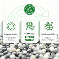 Granulés de PP recyclé, pellets de polypropylène reconditionnés, matériau écologique pour les plastiques généraux et le moulage par injection