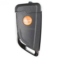 Télécommande universelle filaire Xhorse XKKF21EN série XK, 3 boutons, clé de voiture pliable VVDI pour VVDI2/VVDI Mini/Key Tool Max