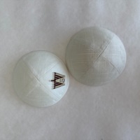 Kippa en lin naturel ivoire brodée sur mesure, 4 panneaux, pour mariage juif, Yarmulke, Bar Mitzvah, cadeau Judaica, vente en gros