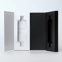 Boîtes rigides en papier kraft recyclables avec logo/étiquette personnalisés pour flacons de parfum et d'huile à ongles de 5 ml/3 ml/10 ml avec doublure en éponge