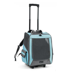 Airline Aprovado Portátil Dog Stroller Gaiola Grande <span class=keywords><strong>Pet</strong></span> <span class=keywords><strong>Trolley</strong></span> Viagem Sacola Mochila Rodas para Puppy Cat Carriers <span class=keywords><strong>PET</strong></span> Travel - Product Image 1