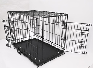 กรงสุนัขโลหะพับได้อเนกประสงค์สำหรับสุนัขขนาดเล็กถึงใหญ่ บ้านสัตว์เลี้ยงหรือกรง - Product Image 6