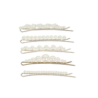 Barrettes à cheveux perlées tendance, pinces à cheveux élégantes pour femmes, accessoires capillaires pour jeunes filles