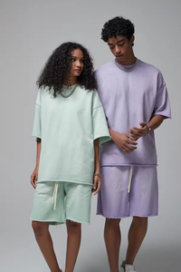 Camisetas Extra Grandes de Corte Holgado para Hombre, 360 GSM, 100% Algodón, Lavado Ácido, Manga Corta, 2024 - Product Image 2