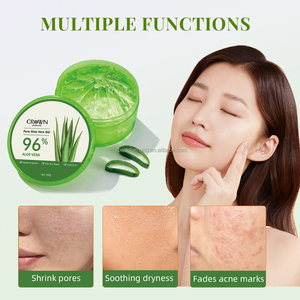 <span class=keywords><strong>Crema</strong></span> facial de <span class=keywords><strong>Gel</strong></span> de <span class=keywords><strong>Aloe</strong></span> <span class=keywords><strong>Vera</strong></span> puro 96% OEM Etiqueta Privada reparación hidratante calmante natural - Product Image 4