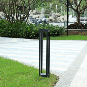 Lámpara de Jardín Decorativa de Acero Corten, Resistente a la Intemperie, Estilo Art Deco - Product Image 4