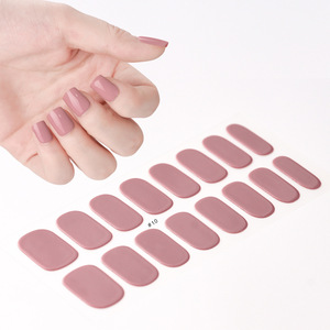Nuevo Diseño, Larga Duración, Fácil Aplicación, Color Sólido, Adhesivos para Uñas de Gel Semicurados - Product Image 6