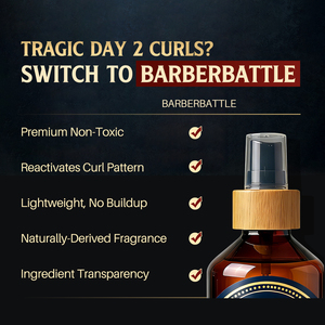 สเปรย์โลชั่นจัดแต่งทรง<span class=keywords><strong>ผม</strong></span>สำหรับผู้ชาย ยี่ห้อ BARBERBATTLE OEM ODM Cpnp Msds ช่วยล็อคทรงผม บำรุงผมให้ชุ่มชื้น ติดทนนาน 20 ปี รับผลิตแบรนด์ส่วนตัว - Product Image 4