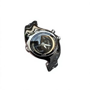 Reloj de Cuarzo para Hombre con Diseño Distorsionado Y2K, a la Moda, Resistente al Agua 30M, Luminoso, Moderno, Popular, con Puntero - Product Image 3