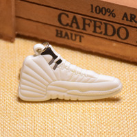 Custom 2D Flat Jor 13 He Got Games Sneakerhead Keychain Stainless Steel Sneaker Shoe Keychain with Rubber Material
