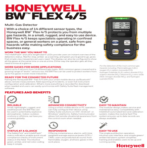Détecteur de gaz BW Technologies personnalisable ODM avec icône jaune %LEL(IR) pour O2, H2S, SO2 - Product Image 2