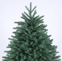 Künstlicher Weihnachtsbaum mit warmweißen LED-Lichtern, faltbarem Ständer, für drinnen, Weihnachtsdekoration, Wohnzimmerdeko
