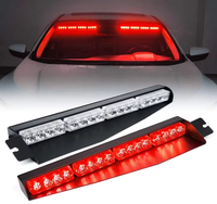 Barre lumineuse stroboscopique BIAOCHI à 32 LED, prise allume-cigare, 17 modes clignotants, nouvelle version 12V pour véhicules à courant continu