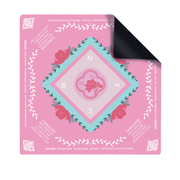 Tapis de Mahjong en Caoutchouc Silencieux de Luxe, Quatre Positions de Joueurs, Antidérapant, Absorbant les Chocs, Pliable, Résistant à l'Eau, Portable, Style Américain
