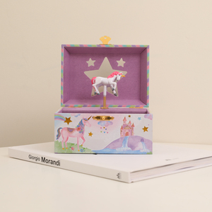 Heartwarming Whimsical Unicorn Musical Jewelry <b>Box</b> Healing Sweet Childhood Dream <b>Keepsake</b> for All Ages - Product Image 2