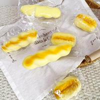 Bestseller Jouet Squishy Unisexe en PU à Rebond Lent, Réaliste, en Forme de Pain Hawaïen Carré, à Presser