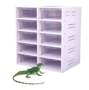 Cage de reproduction pour reptiles avec tiroir d'escalade, combinaison Shougong, pour scorpions, grenouilles cornées, tortues, serpents, écologique - Product Image 4