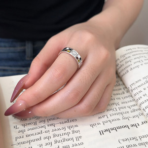Silver Ruitai S925 Sterling Silver Korean Style <b>Ring</b> Cartoon Design Channel Setting Everyday Wear Women's Jewelry - Product Image 3
