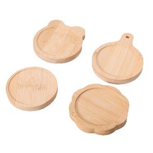 Vajilla creativa: posavasos de madera, bandejas de té de bambú, platillos redondos para té, manteles individuales japoneses, tapetes aislantes del calor. - Product Image 3