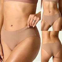 Ropa Interior Femenina OEKO-Tex de Algodón sin Costuras, de Cintura Baja, Transpirable, de Alta Calidad, Invisible Bajo Pantalones de Yoga, para Uso Diario