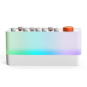 Máquina <span class=keywords><strong>de</strong></span> <span class=keywords><strong>Sonido</strong></span> Táctil Retro <span class=keywords><strong>con</strong></span> Control Deslizante, Altavoz Dual Hi-Fi <span class=keywords><strong>de</strong></span> 10W, 11 Modos RGB <span class=keywords><strong>de</strong></span> Luz Ambiental, Temporizador Inteligente, Ayuda para Dormir - Product Image 4