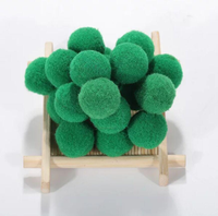 Faux Pompon rond coloré 10mm 15mm, pour remplissage de Slime, bricolage boule de laine, lot de 10 pièces