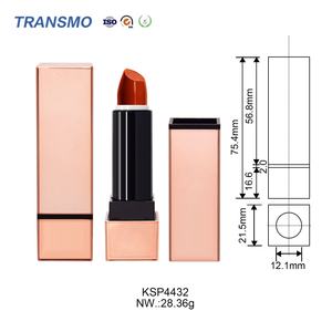 Tubo Redondo Dorado para Lápiz Labial, Envase Vacío para Bálsamo Labial Dorado, Tubos Personalizados para Bálsamo Labial Líquido, Tubos de Lujo para Lápiz Labial - Product Image 2