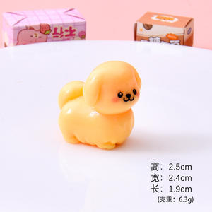 Mini figurines de chiens en résine, accessoires mignons, jouets en peluche pour chiots, décorations de bureau DIY, petits animaux pour maison de poupée - Product Image 2