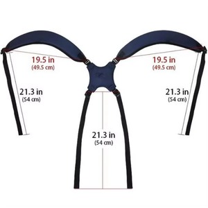 Free Sample Factory wholesale Golf <b>Bag</b> <b>Strap</b> <b>Replacement</b> Comfort Double Shoulder Adjustable <b>Strap</b> Padded Golf Carrying <b>Bag</b> <b>Strap</b> - Product Image 3