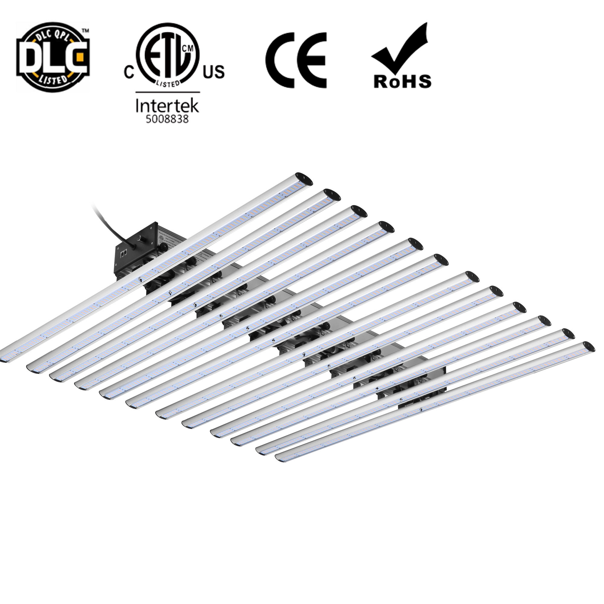 A Énuméré D'intérieur Hydroponique Ferme Verticale Spectre Complet Pousser La Lumière 640W A Mené lampe Lumière