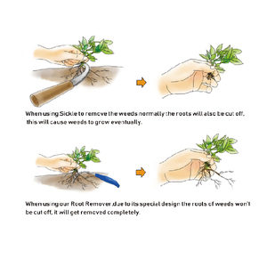 Désherbeur doux et facile à utiliser BinFen, respectueux des racines, en vert/bleu/jaune pour le contrôle des mauvaises herbes dans le jardin - Fournitures de jardin essentielles - Product Image 2