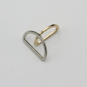 ห่วงรูปตัว D ทำจากโลหะผสมสังกะสี LeGood สำหรับอุปกรณ์ตกแต่งกระเป๋า - Product Image 2