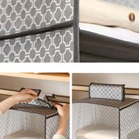 Organisateur de vêtements suspendu pour armoire, sac de rangement pliable grande capacité pour vêtements et chapeaux