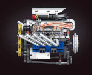 Đồ chơi lắp ráp mô hình động cơ V8 bán chạy nhất, mô hình cơ khí, đồ chơi giáo dục, lắp ráp, có âm thanh, điều khiển từ xa bằng điện, điều khiển bằng ứng dụng - Product Image 4