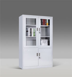 אחסון ארון מתכת ארון תיקים 2 דלתות עם דלת נדנדה ארון תיוק 2 דלתות פלדה ריהוט משרדי ארון משרדי - Product Image 3