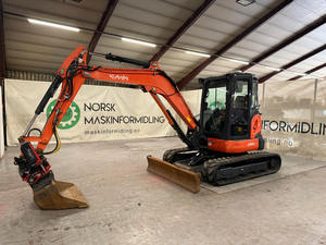 Mini excavadora sobre orugas para Kubota 5,5, Original marca japonesa, capacidad de toneladas, precio bajo, unidad usada, Motor esencial - Product Image 2