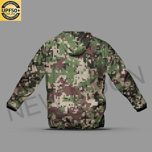 Chaqueta de Pesca Personalizada con Protección Solar, Ropa de Secado Rápido, Cortavientos, Protección UV, Chaqueta de Camuflaje para Camping - Product Image 4