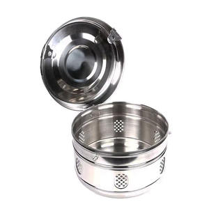 Tanque de Almacenamiento de Acero Inoxidable Medco, Redondo, Multitamaño, Engrosado, de Grado Médico, para Esterilización de Toallas - Product Image 4