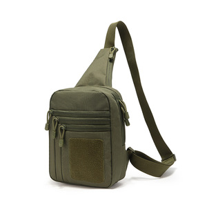 Bolso Bandolera Táctico Vintage Unisex con Correa de Hombro Desmontable, Sistema Molle Oculto, Riñonera EDC Antirrobo con Cremallera - Product Image 2