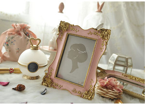 Classique français Relief <span class=keywords><strong>doré</strong></span> <span class=keywords><strong>cadre</strong></span> Photo résine artisanat maison décoration extérieure modèle 3D moule taille réelle élégant Figurine Design - Product Image 5