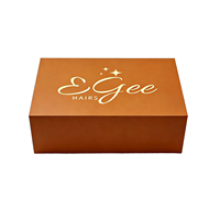 Boîte pliante magnétique de luxe personnalisée en kaki avec logo estampé or, emballage cadeau avec doublure en satin, pliable pour parfum et bijoux