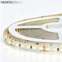 Bande LED intelligente SMD2835, lumière chaude 3000K, flexible et pliable, rouleau de 5 mètres, spécifications personnalisées pour l'éclairage intérieur des armoires