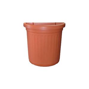 WALL VASE 'CRETA' cm 25x50x50h Intricate <b>Turning</b> <b>Tool</b> for Decorative Wall Display Italian distributor - Product Image 2