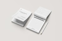 Bloc de notas de planificador diario mensual con impresión personalizada y sin fecha, Bloc de notas con lista de tareas pendientes