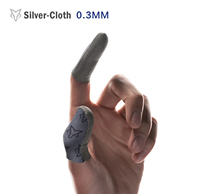 Sarafox C1 Sliver-cloth Sensible fino lavable Mobile Gaming Finger Sleeve Finger Guantes