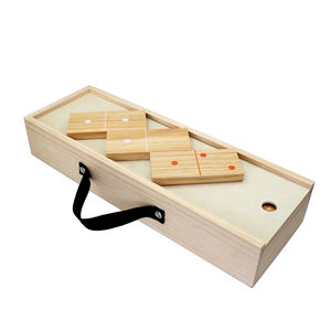 Ensemble de <span class=keywords><strong>dominos</strong></span> en bois Double 6 jeux de <span class=keywords><strong>dominos</strong></span> géants 6 pouces avec boîte en bois pour jouer en plein air <span class=keywords><strong>plage</strong></span> pelouse Blackyard - Product Image 1