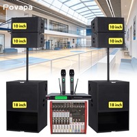 Système de sonorisation pour stades et gymnases : Pack de micros sans fil et enceintes Line Array pour arènes sportives et stades intérieurs