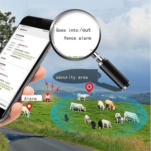 Năng lượng mặt trời Powered chăn nuôi Tracker ảo hàng rào GPS 4 gam sốc Beidou định vị WIFI cho bò cừu nhựa thiết bị động vật móc - Product Image 6